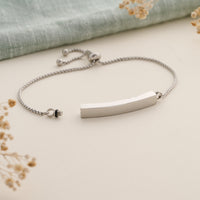 Memorial bracelet jewelry for Ashes with Bar Design