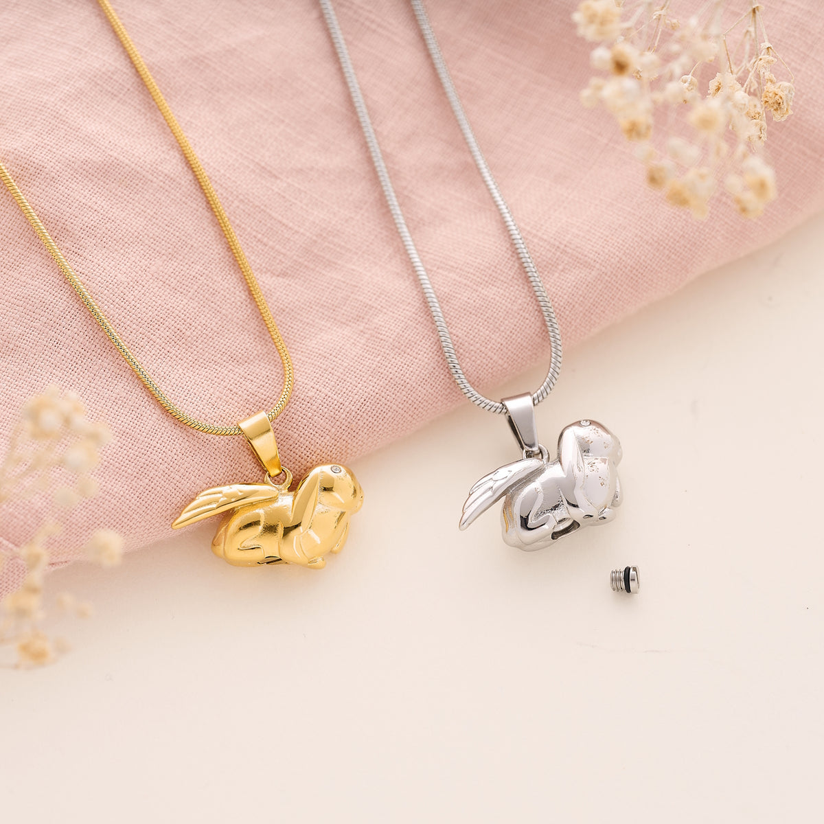 Rabbit Ashes Necklace for Pet Lovers