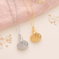 Memorial Necklace with Starfish and Shell Design for Ocean Lovers